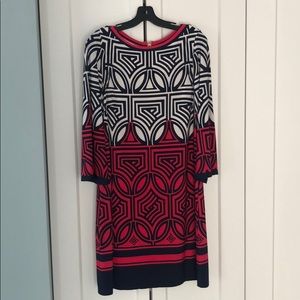 Eliza J 3/4 sleeve shift dress, size 12 👗